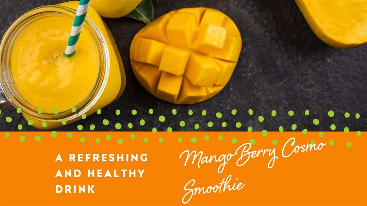 Mango Berry Cosmo Smoothie Recipe